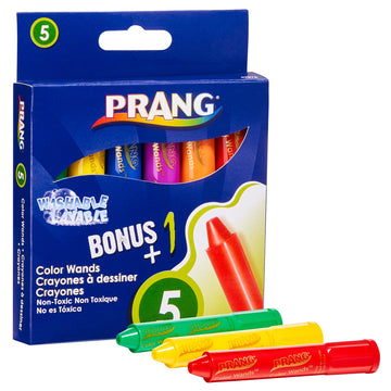 Prang Color Wands Crayons, Assorted Colors, 6 Count (47878)