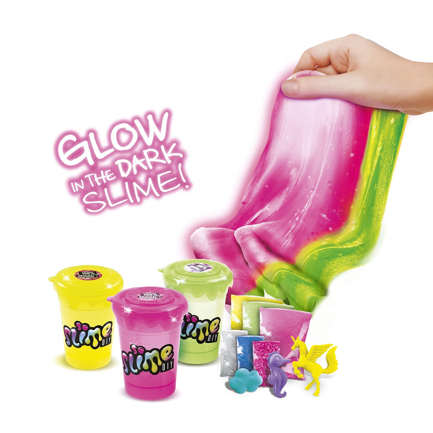 Canal Toys So Slime Diy Slime Shaker 3 Pack Glow