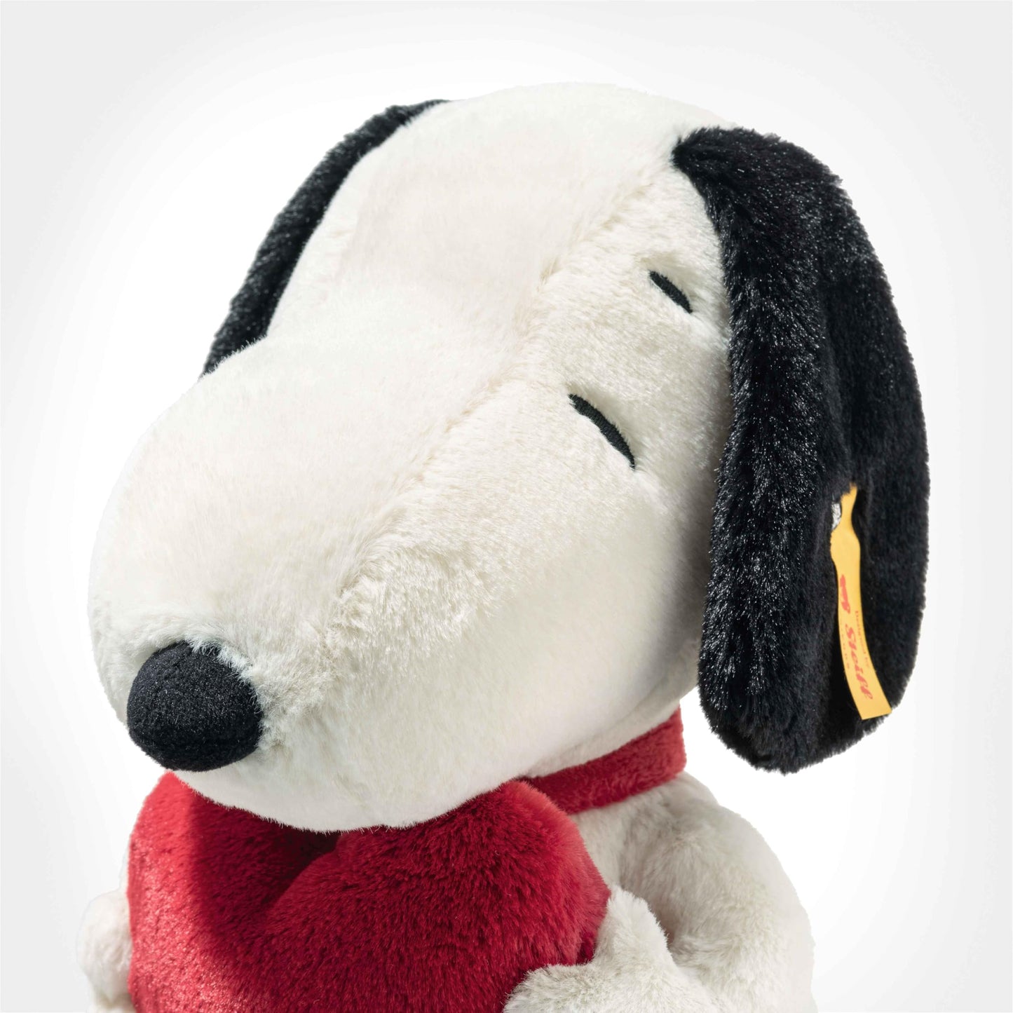Steiff Snoopy Officially Licensed Love - Soft Plush Dog Toy Stuffed Animal Holding Red Heart enhanced Peanuts Collectible Snoopy 12