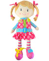 Snuggle Stuffs Sugar Snap Plush Learn to Dress Doll for Toddlers - 15 - Doll for 2 Year Old Girl - Montessori Doll