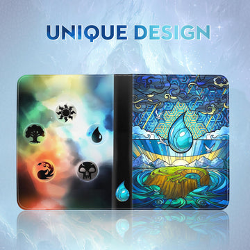 TCGUARD Trading Card Binder for MTG/YGO/PTCG/Game Cards Holds 900 Cards enhanced Collector Card Album for Standard Cards Toys Gifts for Kids (9 Pocket Blue)