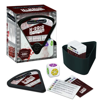Usaopoly Quick Play Trivial Pursuit: Horror Movie Edition, Questions From Classic Horror Films, Board Game For Fans Of Horror Mo