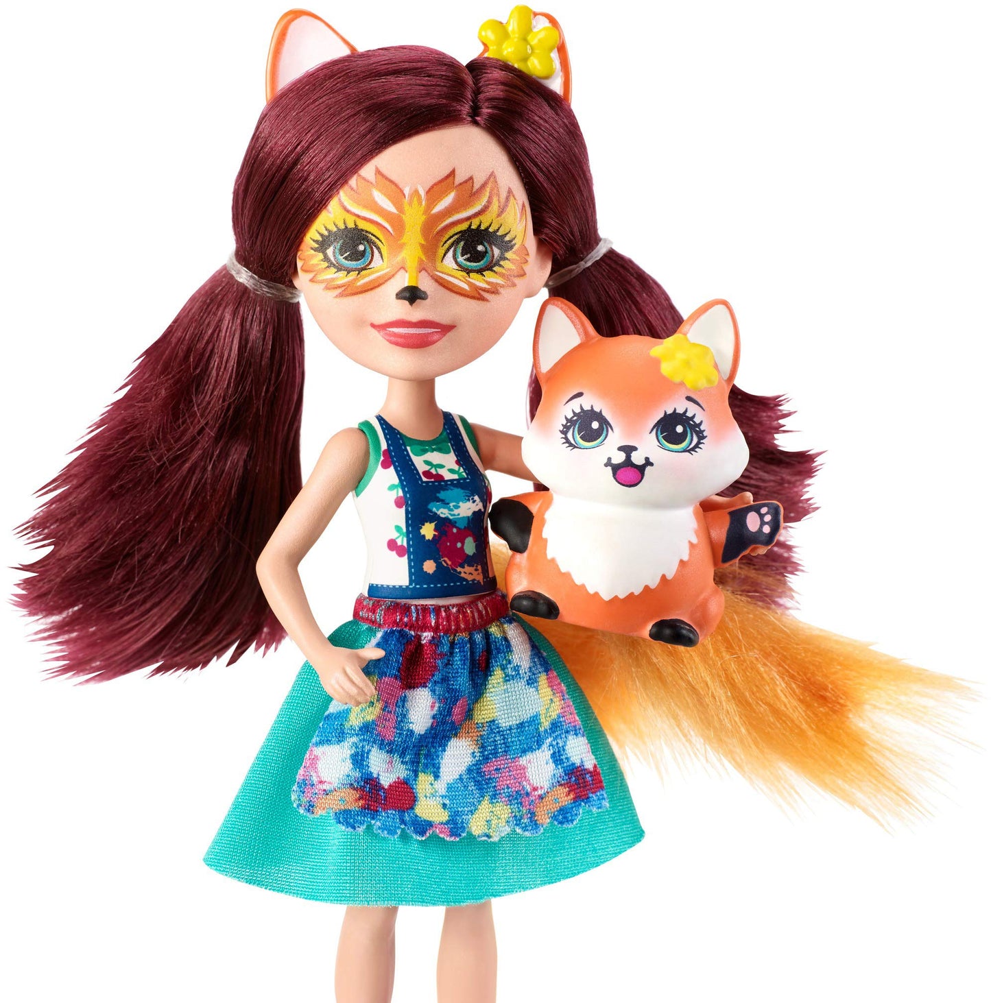 Enchantimals Art Studio Playset with Felicity Fox Doll and Flick Fox, 6-inch Small Doll, with Easel, Stool and Smaller Art and P