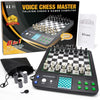 iCore Electronic Chess Set - Smart Game Board for Beginners, Deep Blue, Model ICORE, Durable ABS Material