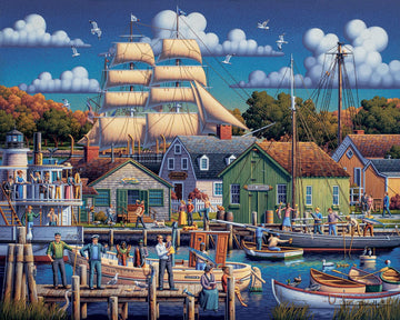 Dowdle Jigsaw Puzzle - Mystic Seaport - 1000 Piece