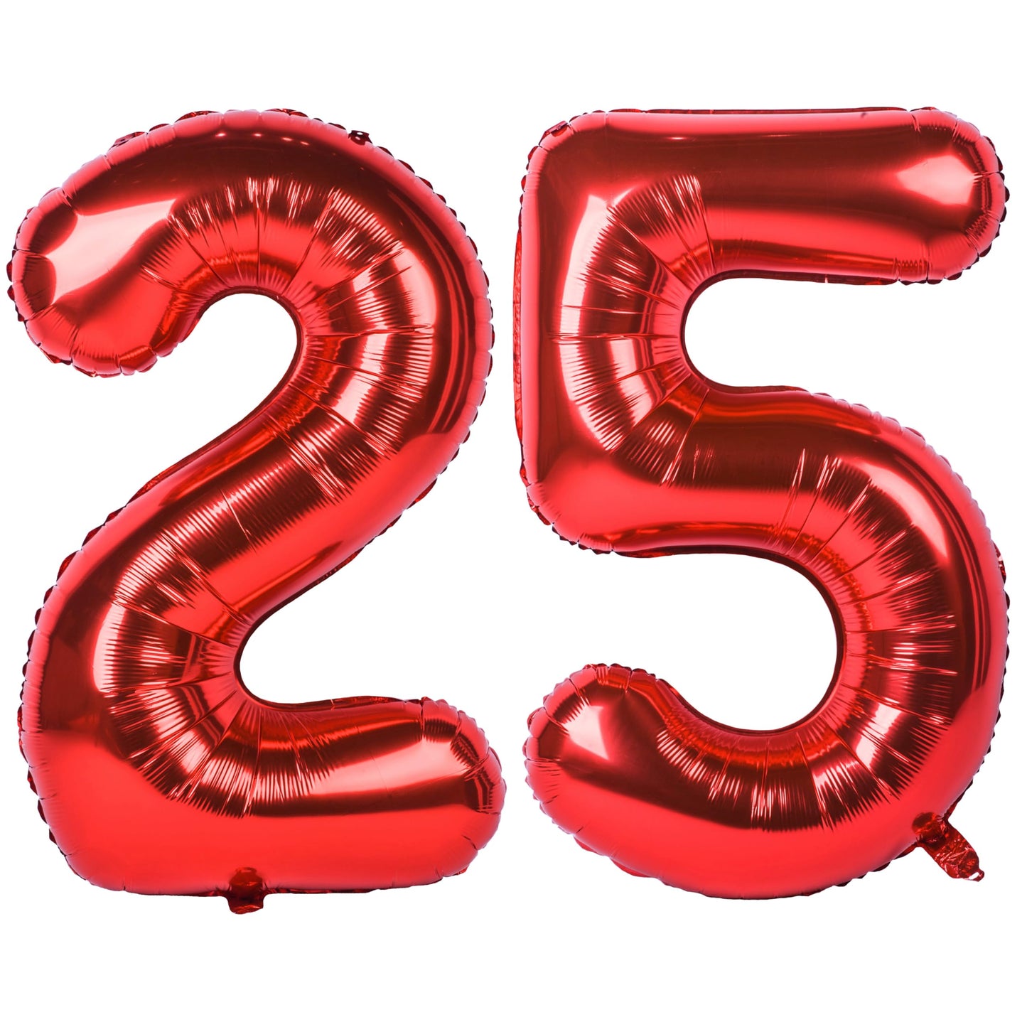 40 In Red Number Balloons Helium Foil Mylar Balloon Birthday Party Banquet Decoration Digital 25