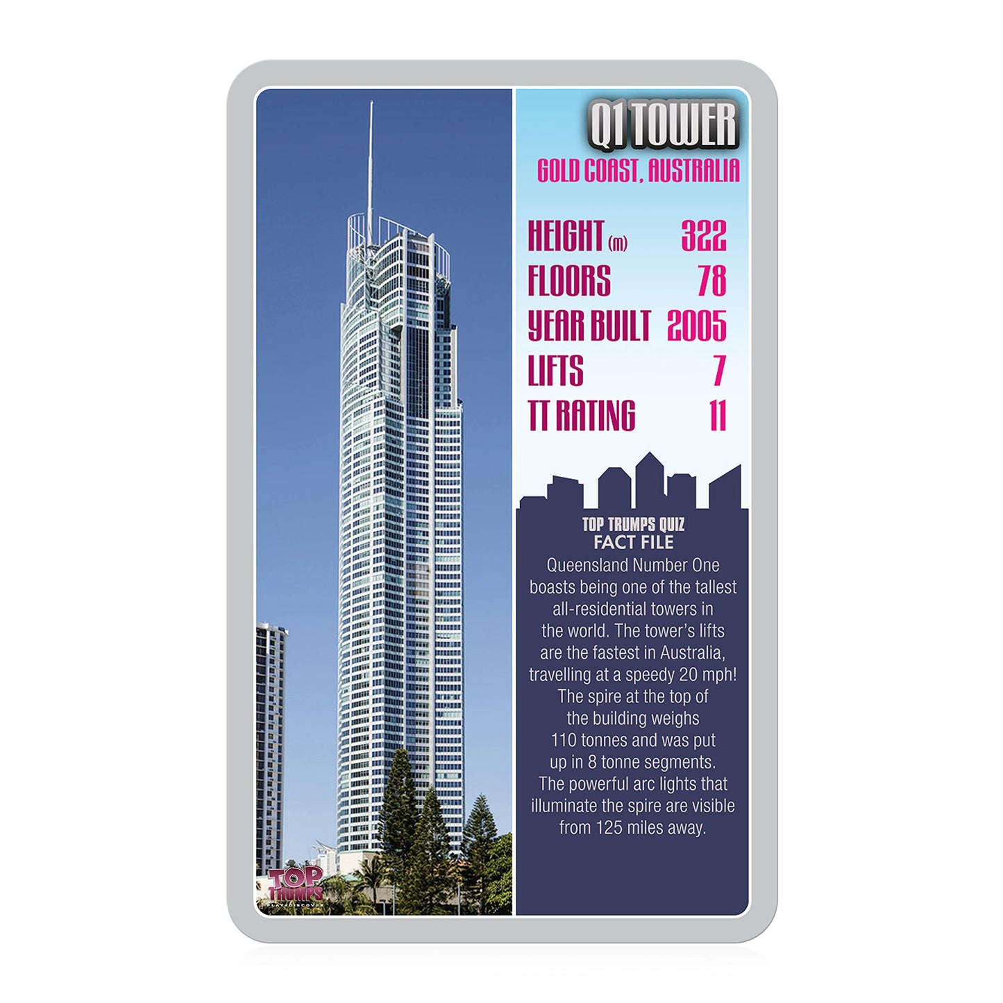 Top Trumps Skyscrapers Card Game - Multi Color, One Size - Fun Family Strategy Game for All Ages