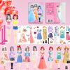 Magnetic Dress Up Dolls, Magnetic Doll Dress Up Kits Magnetic Paper Dolls Pretend Play Set For Girls Ages 4 Years And Up Kids Tr