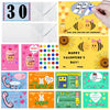 UAUOCU Valentines Day Gifts for Kids Classroom, 30 Packs Valentines Scratch-off Cards Bulk for School Class Prizes Party Favors