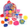 Toyland Paw Patrol Kids Dough Backpack Set - 5 Tubs of Dough & 4 Cutters Included - Paw Patrol Toys