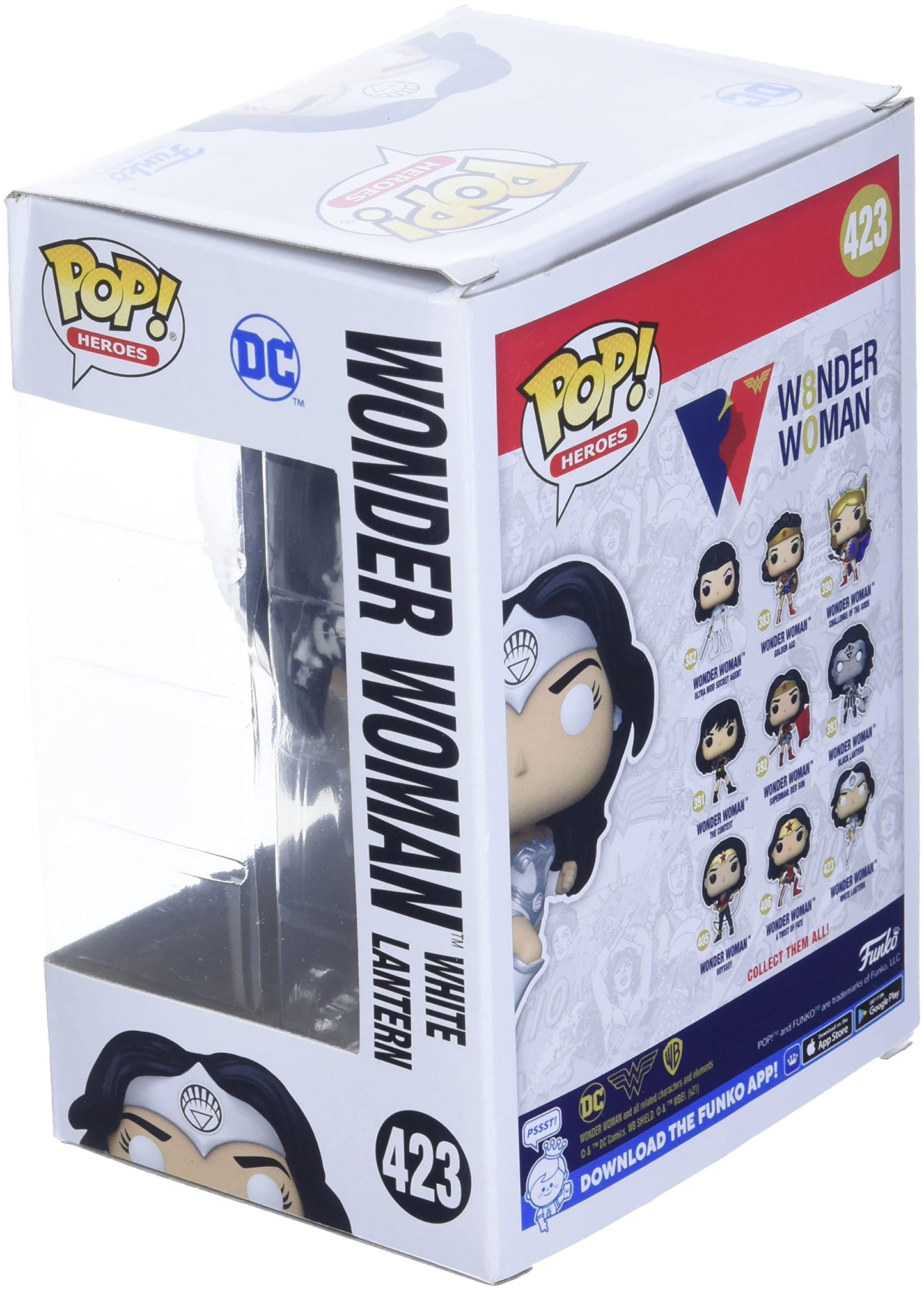 Funko Pop Heroes: Wonder Woman 80Th - Wonder Woman (White Lantern) (54988)