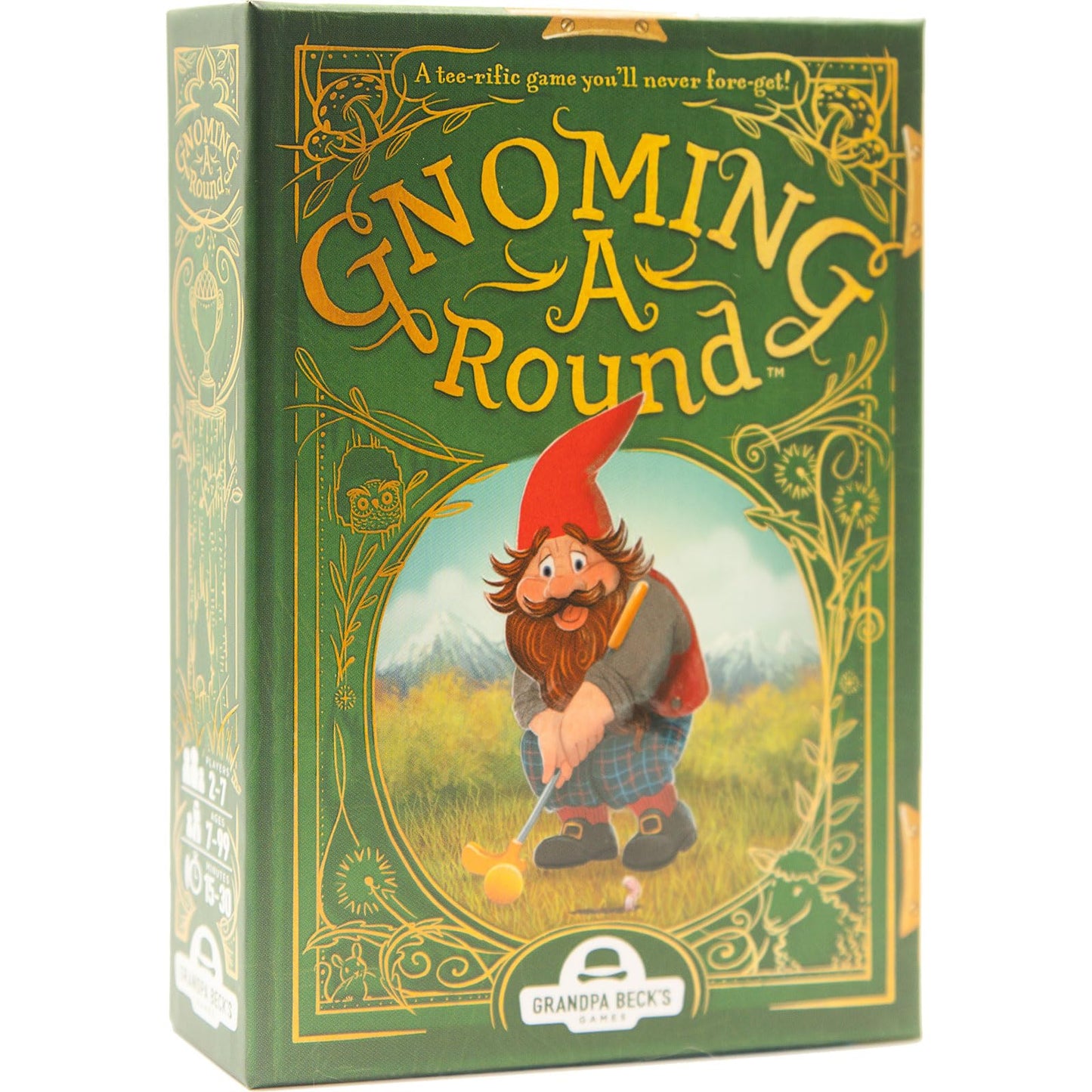 Grandpa Beck'S Games Gnoming A Round | Fun Family Card Game | Enjoyed By Kids, Teens, & Adults | From The Creators Of Cover Your Assets - 2-7 Players, Ages 7+