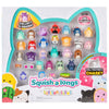Squish-A-Longs By Squishmallows 25 Pack - Series 2 - (25) 1 Mini-Squish, 5 Accessories, 1 Ring, & 1 Collectors Guide - 2 Chas