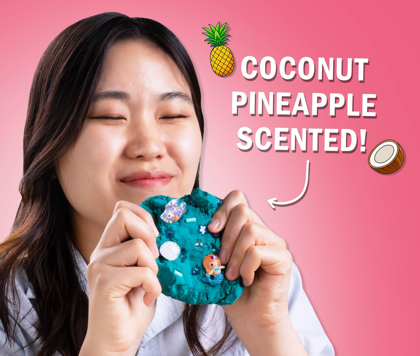 Crazy Aaron'S Slime Charmers® - Mermaid Magic - Teal Cloud Slime, Sensory Toys For Kids - Creative And Endless Fun, Stress Relief Therapy, Gifts For Girls And Boys - Made In Usa
