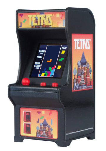 Tiny Arcade Tetris Mini Retro Game (3.5'): Playable Handheld Arcade Machine W/ Real Gameplay & Sound - Classic 1980'S Video Game (Ages 8+)