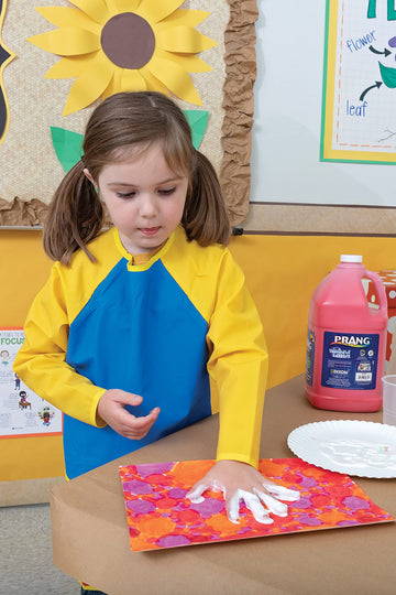 PRANG Ready-to-Use Washable Tempera Paint, 1 Gallon Bottle, Yellow (10603)