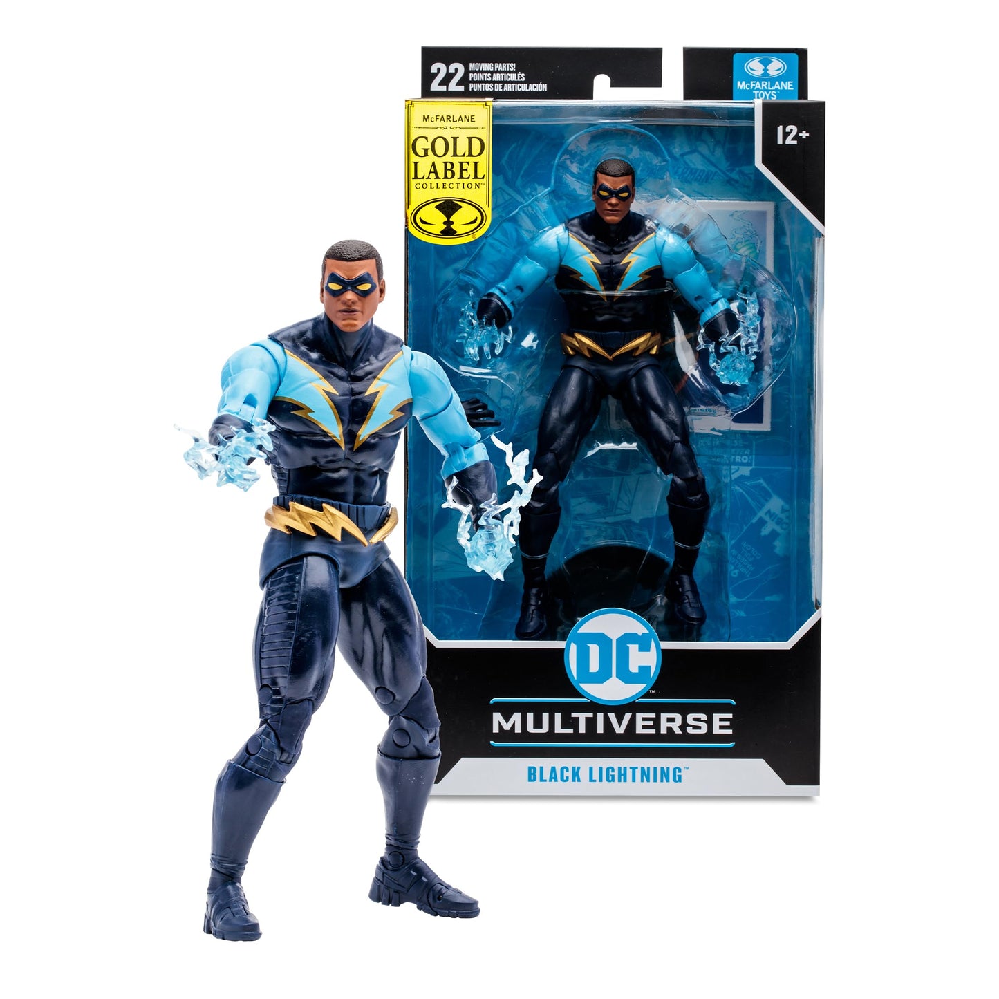 Dc Multiverse Final Crisis 7 Inch Action Figure Exclusive - Black Lightning Gold Label