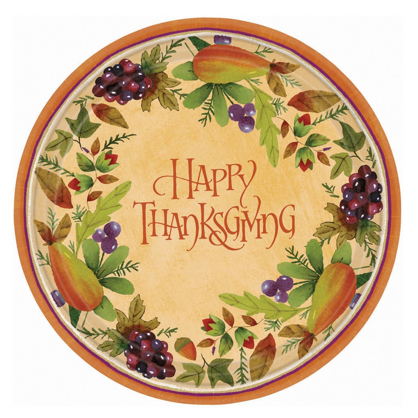 Thanksgiving Medley - Dessert Plates Party Accessory