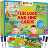 Search And Find Cards For Kids Ages 3 4 5 6 Year Old, Toddler Preschool Learning Reusable Activity Mats, Boys Girls Kindergarten Educational Games