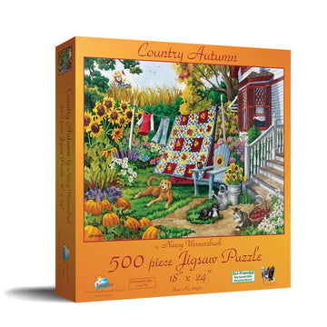 Country Autumn 500 pc Jigsaw Puzzle