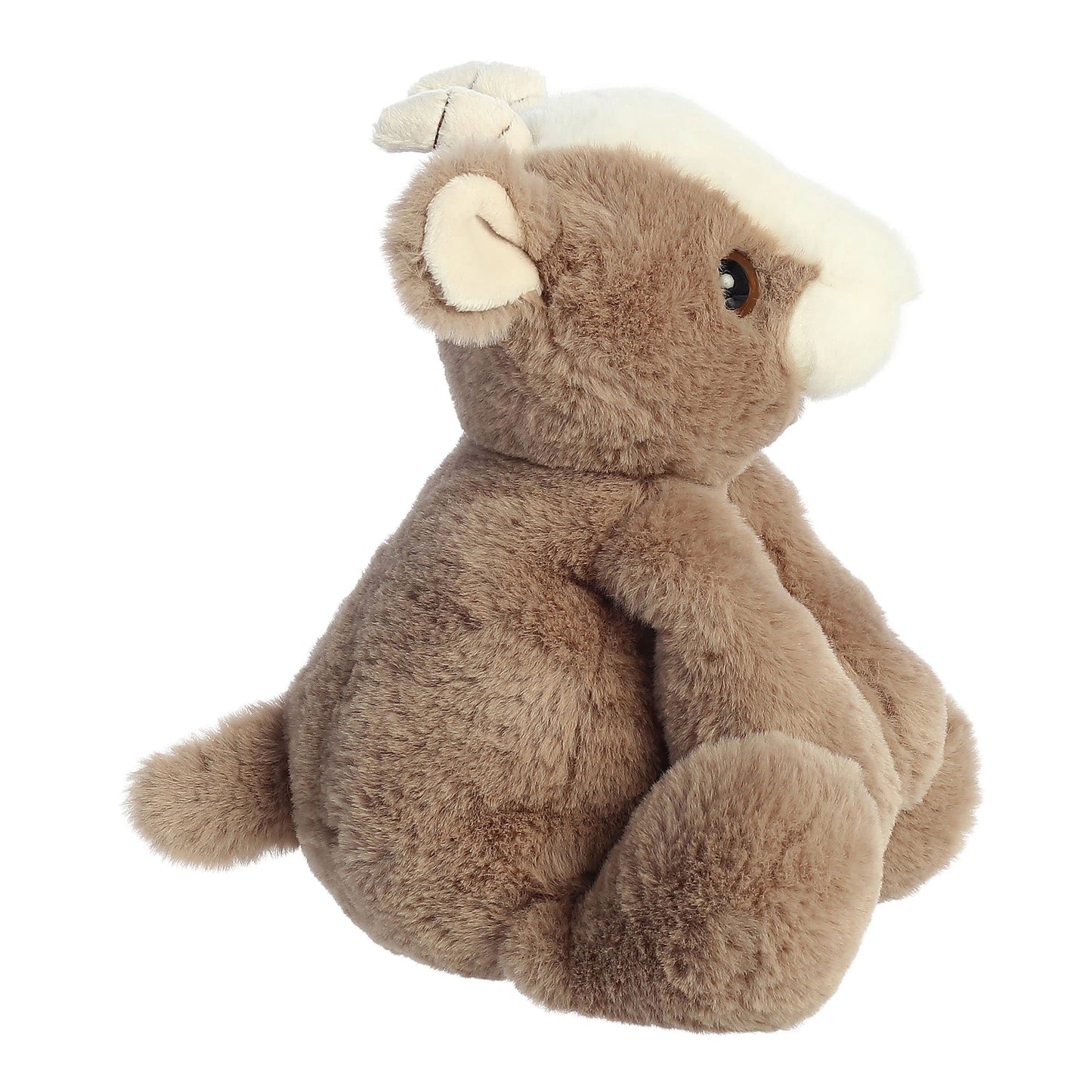 Aurora® Adorable Flopsie™ Gemini Goat™ Stuffed Animal - Playful Ease - Timeless Companions - Gray 12 Inches
