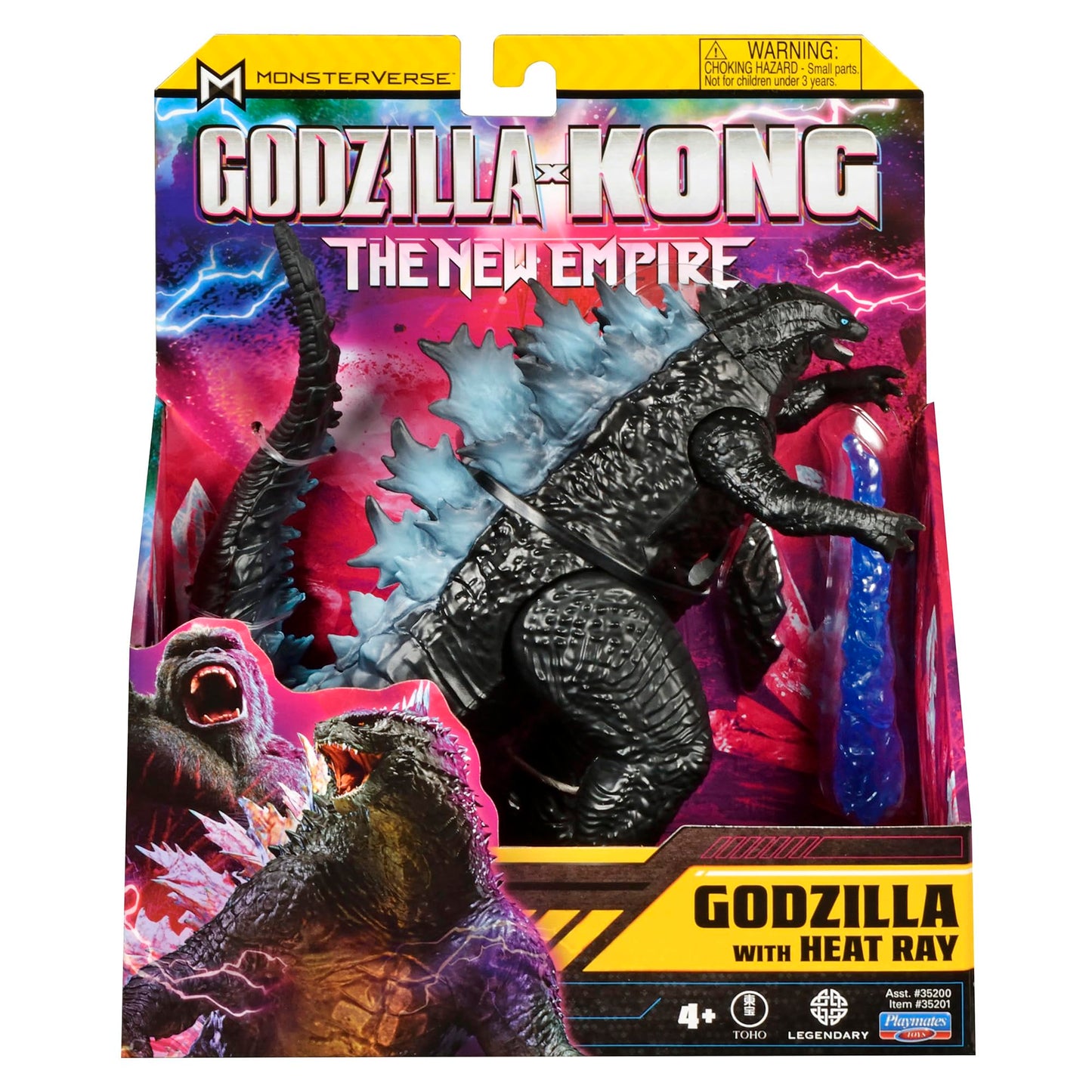 Godzilla X Kong Monsterverse 6 Inch Action Figure Basic Series With Heat Ray