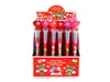TINYMILLS Valentines Day 2-in-1 Stackable Crayons 24 Pack - Multi-Point Stacking Crayons with Stamper Toppers for Classroom Exch