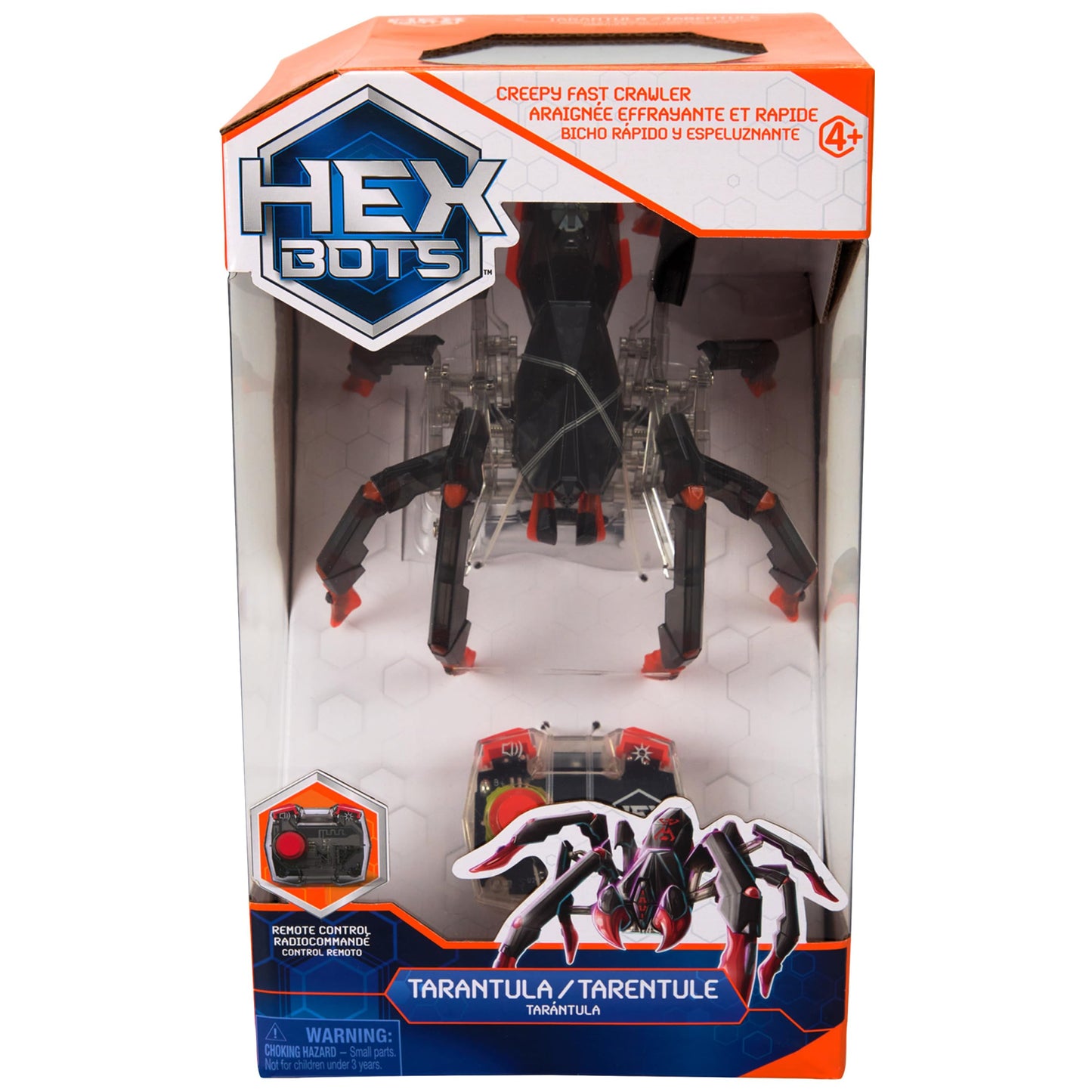 HEX BOTS Remote Control Tarantula, Rechargeable Robot Spider Toys for Kids, Adjustable Robotic Tarantula Spider, Robot Toys for
