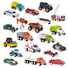 Driven By Battat – Pocket Fleet 2 – 20 Packs Mini Toy Vehicles – Race Car, Construction Trucks, Police Suv, Airplane, Fire Truck & More – Gift Toy For Boys & Girls Age 3+