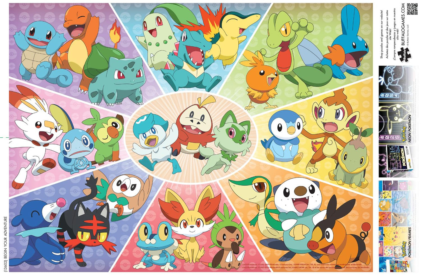 Buffalo Games Pokemon 1000 Piece Jigsaw Puzzle - Large Multicolor Cardboard - 26.75 x 19.75 - Perfect for Game Nights