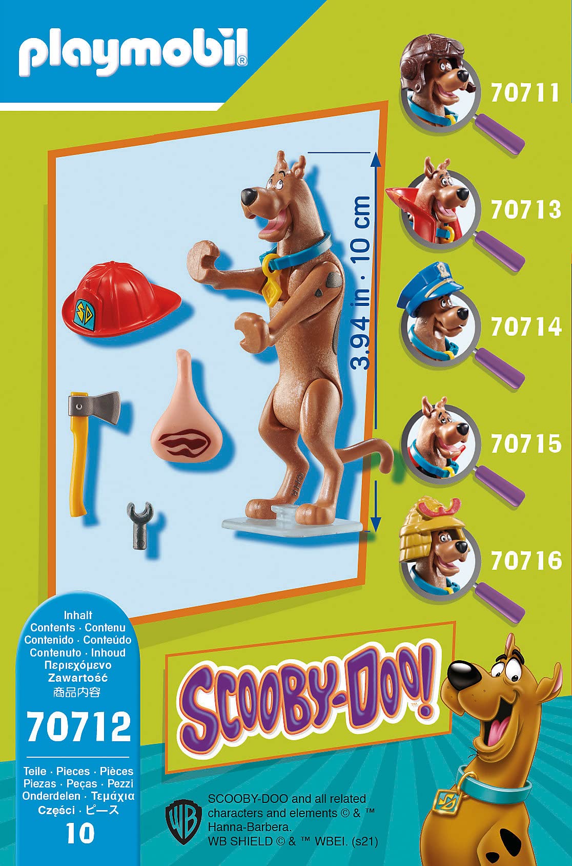 Playmobil - Scooby-Doo! Collectible Firefighter Figure
