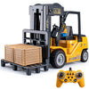 Vijisuki 2.4Ghz Remote Control Forklift Toys,Rc Forklift Truck With Spray, Cool Lights,Sound,1/24 Scale 11 Channel Rechargeable