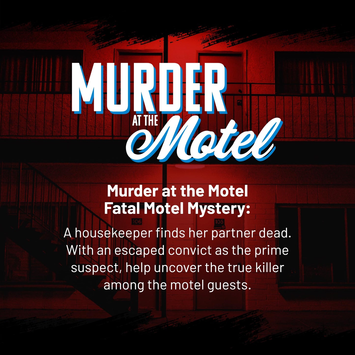 Hunt A Killer Murder At The Motel - An Immersive Murder Mystery Experience - For True Crime Fans With Evidence & Puzzles - Solve