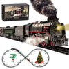Hitish Train Set For Kids, Electric Train Toys With Realistic Light Sounds Smoke, Christmas Train Model Gifts For Toddlers Boys