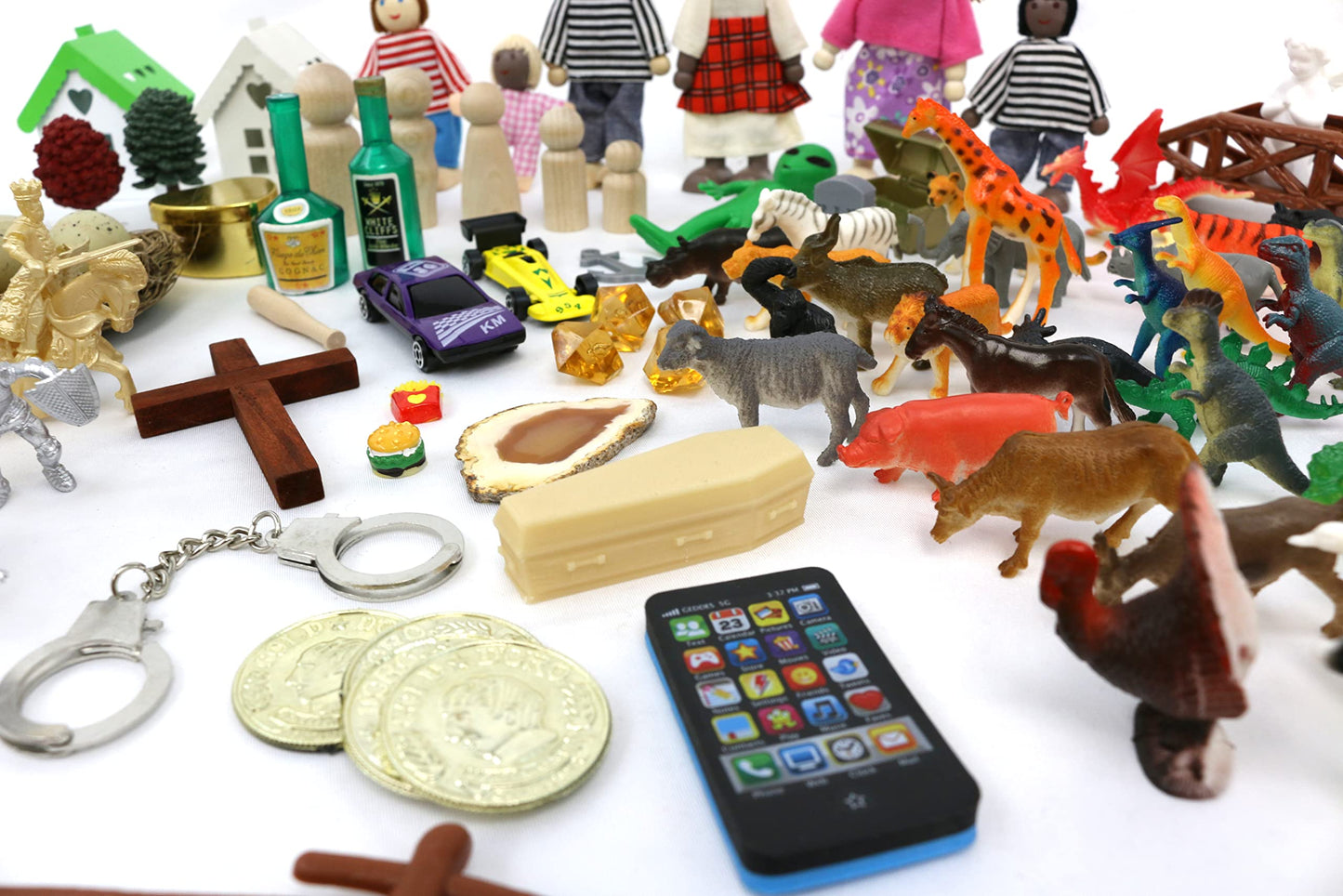 Sandtray Play Therapy Basic Starter Kit - 100+ Pieces
