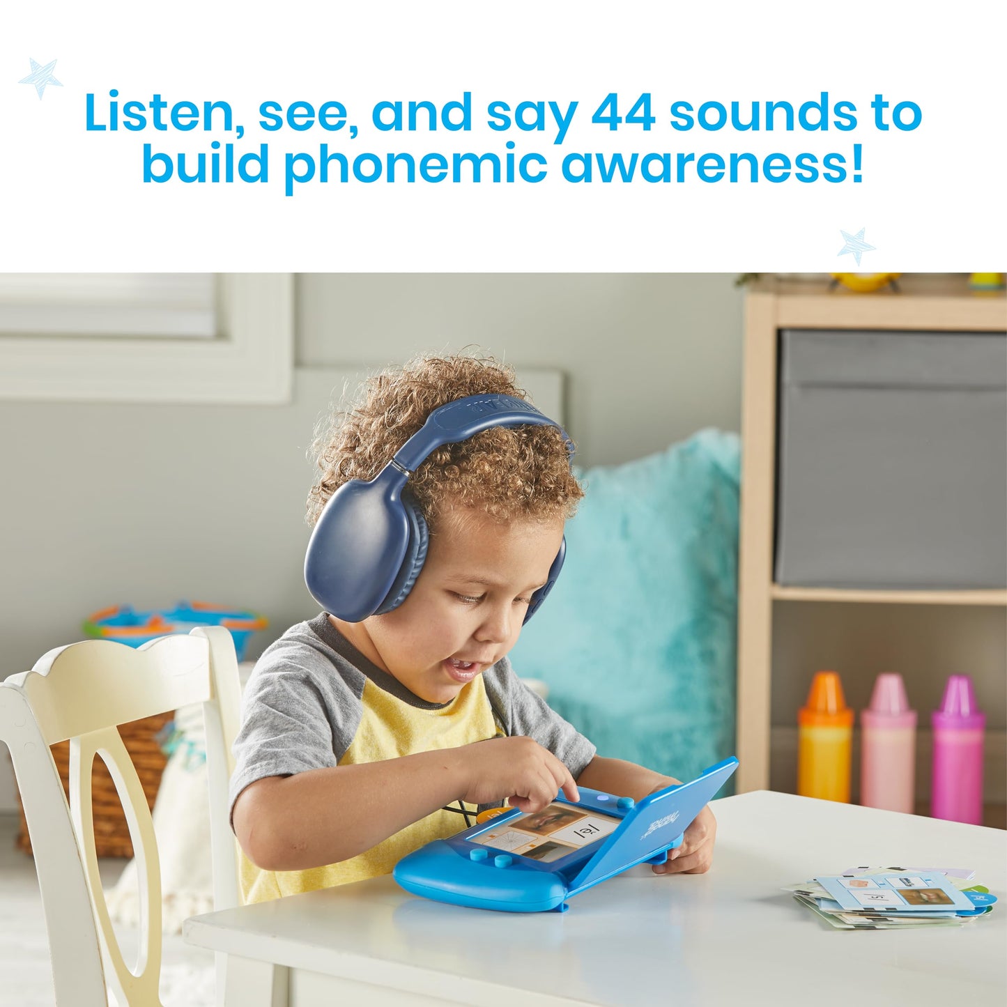 hand2mind Talking Mirror Phoneme Set - Speech Therapy Flash Cards for Toddler Phonics & Phonemic Awareness - Multicolor, Medium Size