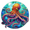 WETUFIN - Wooden Jigsaw Puzzles for Adults, Octopus Style Wooden Jigsaw Puzzles Large Size Puzzles Unique Shape, Gifts for Birth