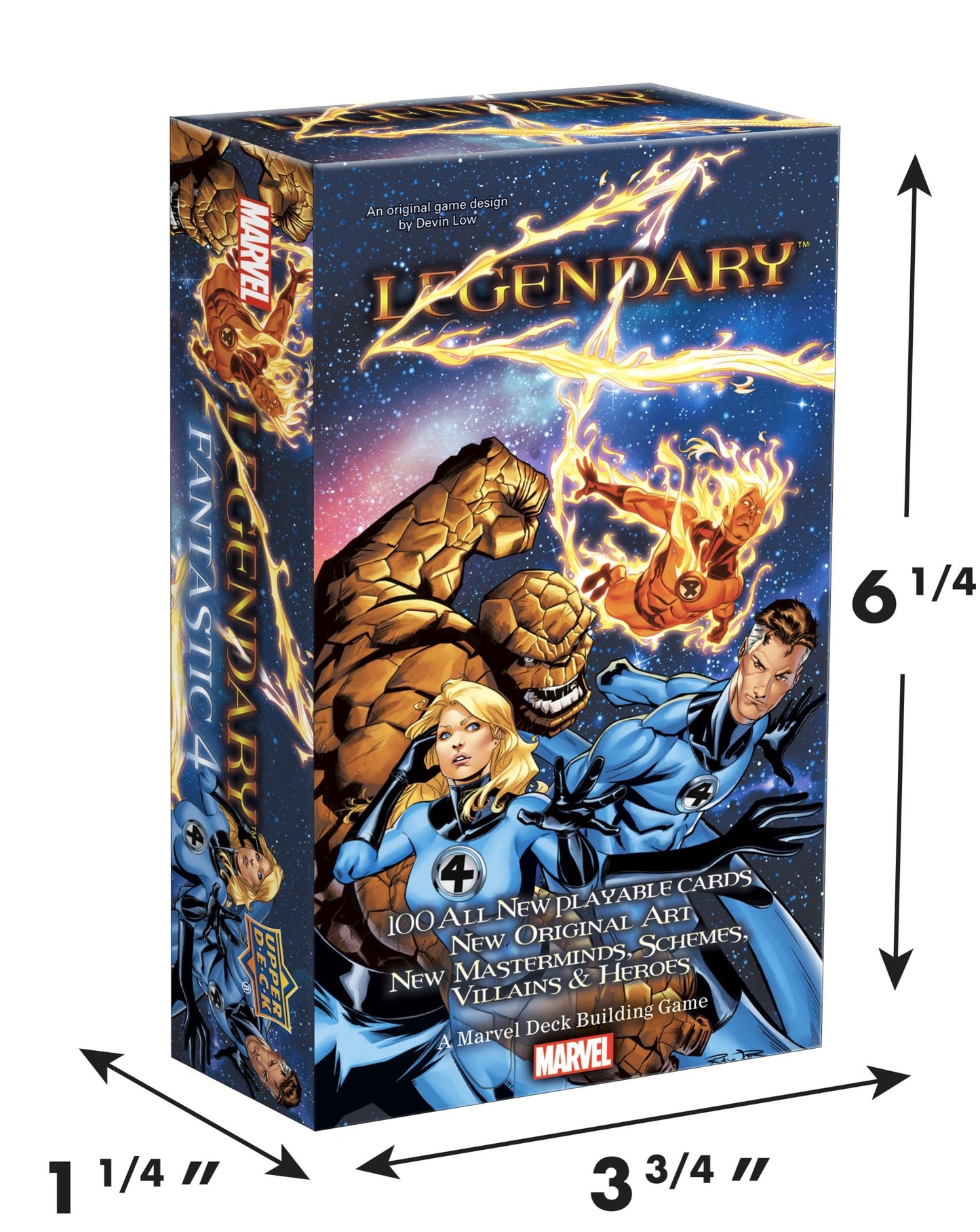 Legendary: A Marvel Deck Building Game: Fantastic Four Expansion (100 Cards)