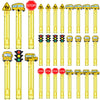 Shappy 60 Pcs School Bus Driver Bubble Wands Bulk Mini Bubble Wands Party Favors Small Bubbles Birthday Party Gift for Novelty G