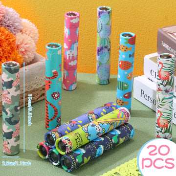 20 Pcs Classic Kaleidoscopes Educational Toys For Party Favors Fun Kaleidoscope Toy For Stock Stuffers Bag Fillers Birthday Party School Classroom Prizes, Random Colors (Unicorn)