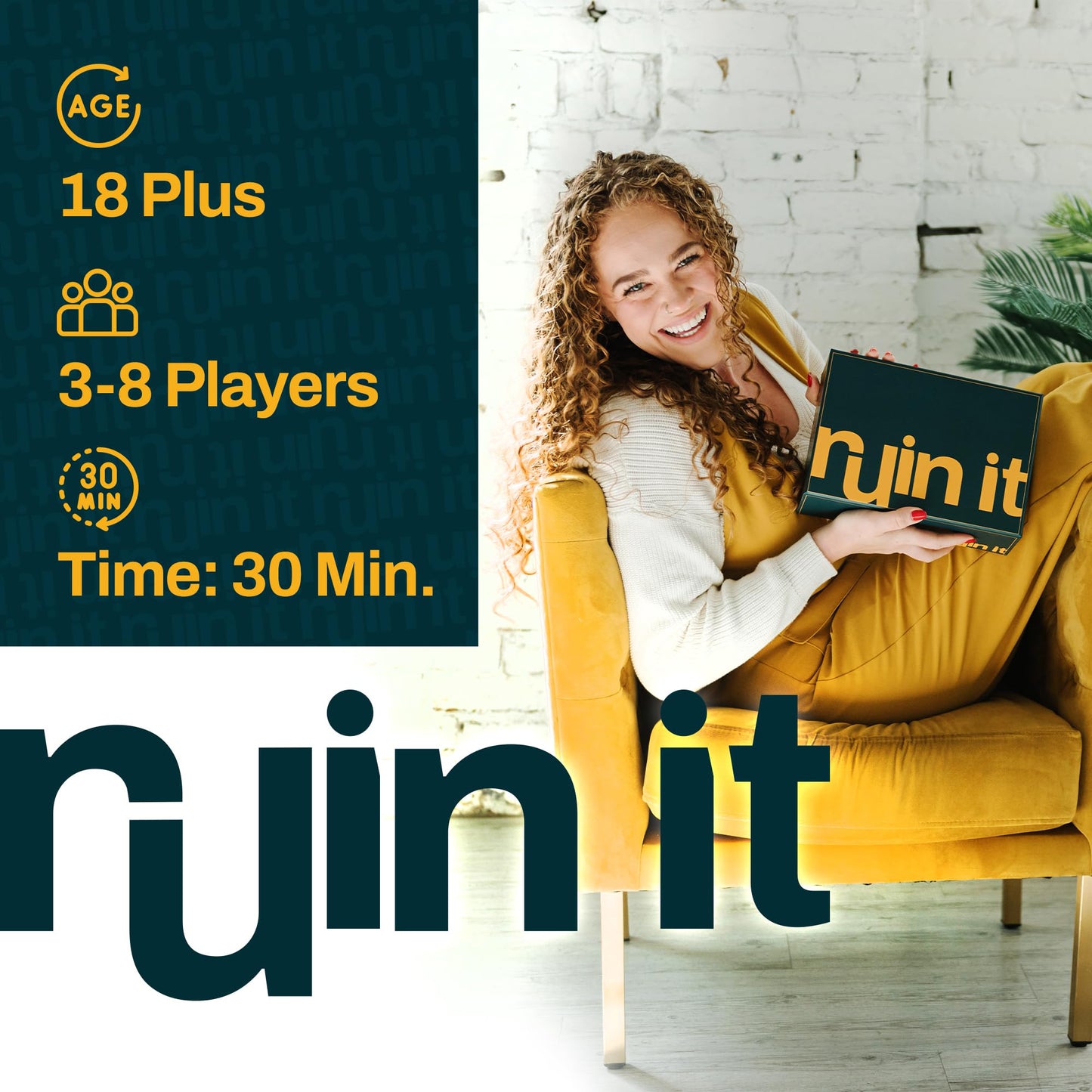 Ruin It - Adult Party Board Game by Inspiration Play for Game Night, 3-8 Players, Ages 18+ - Fun Group Activity