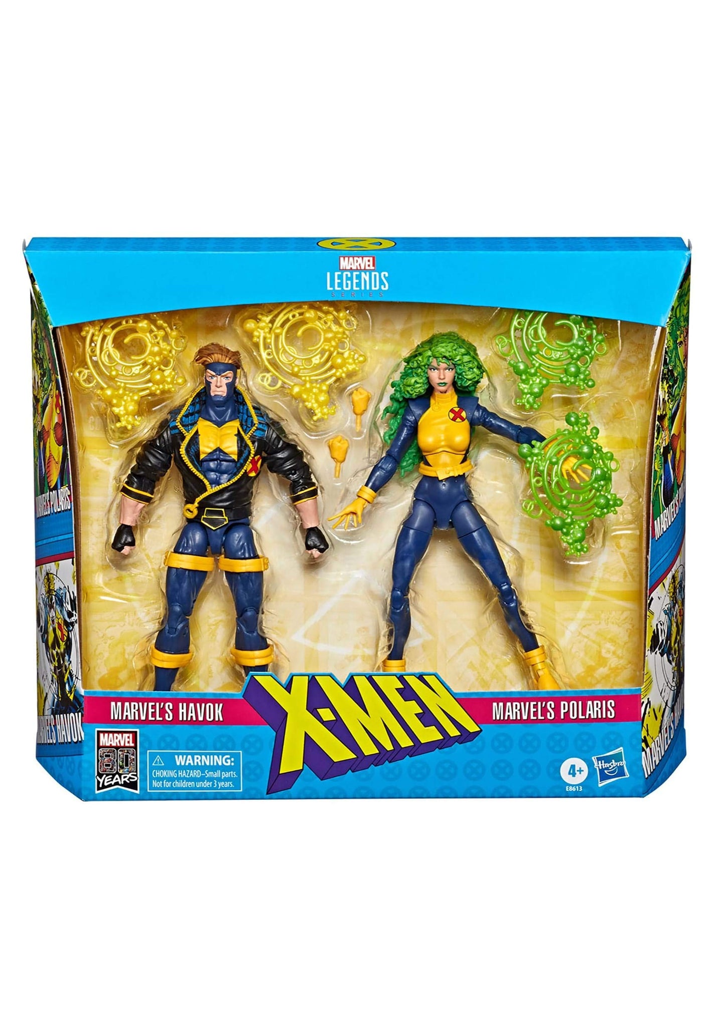 Marvel Classic- Pack Of 2 X-Men 15 Cm Figures, Multicolour (Hasbro E86135L0), Assorted Color/Model