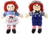 Aurora Bundle of 2 Classic 16 Raggedy Ann & Andy Dolls - Multi-color Soft Plush Toys for Kids