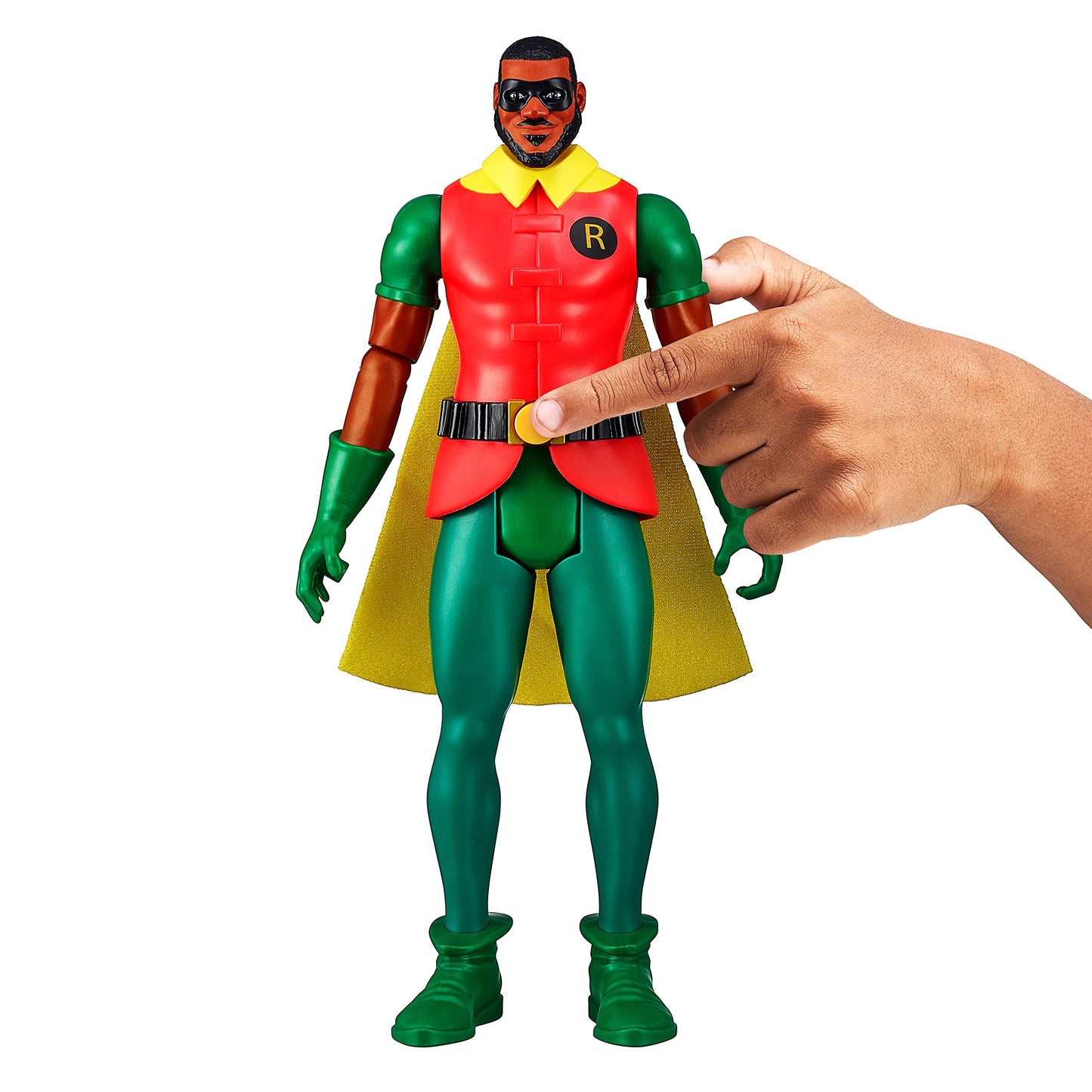 Moose Toys Space Jam: A New Legacy - Dynamic Duo - 12' Lebron James (Robin) & 9' Bugs Bunny (Batman), Multicolor, (14647)