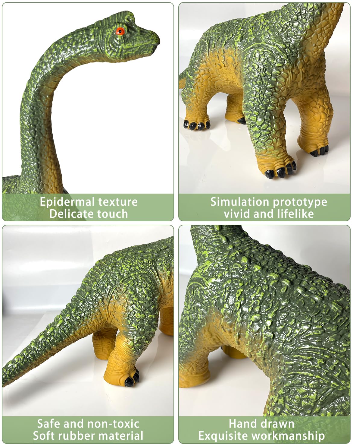 Yongjule Big Brachiosaurus 32 Inch, Dinosaur Toys For Kids 3-5, Large Dinosaur Toys For Kids Toddler Dinosaur Party Favors, Birt