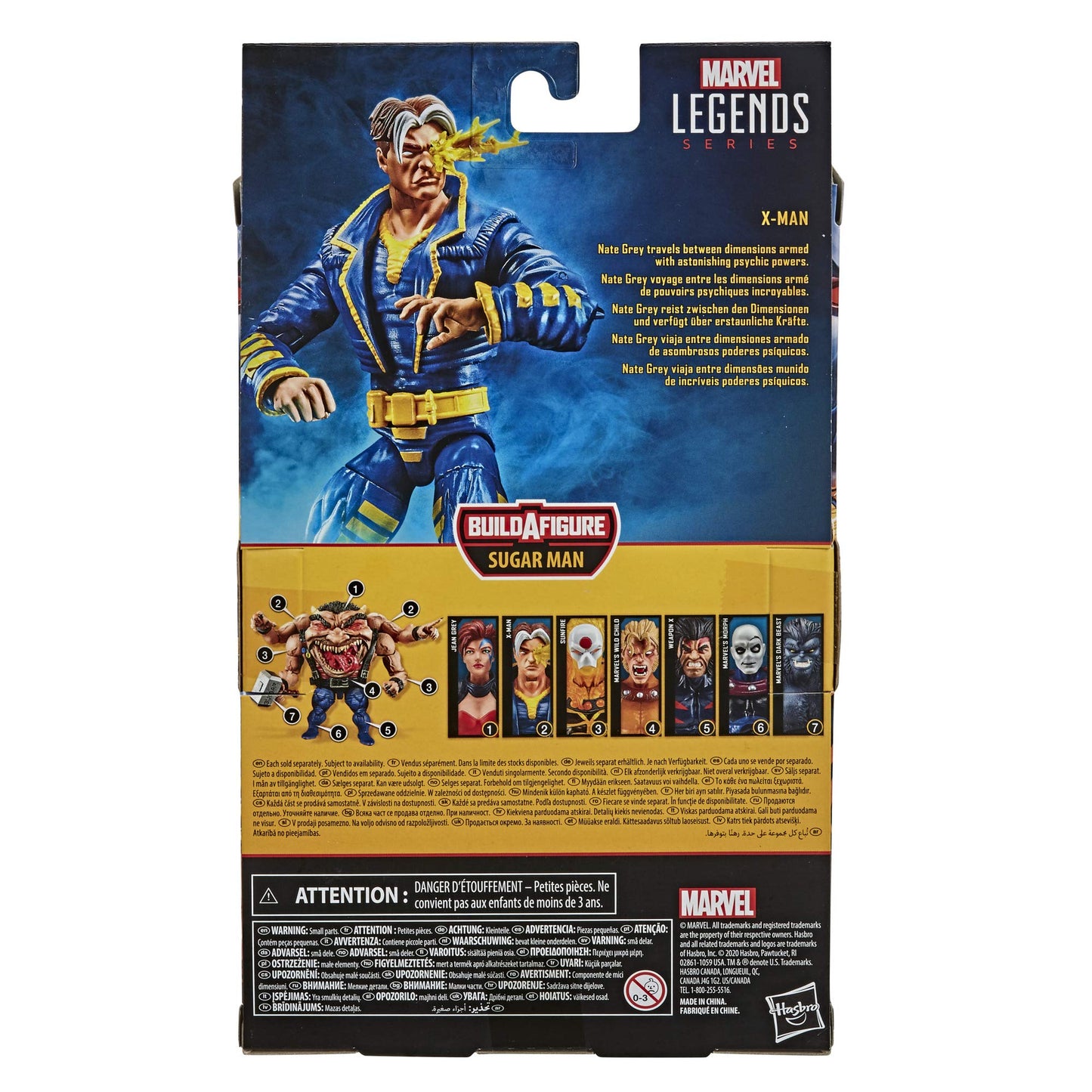 Marvel Hasbro Legends Series 6-Inch Collectible X-Man Action Figure Toy X-Men: Age Of Apocalypse Collection, Blue