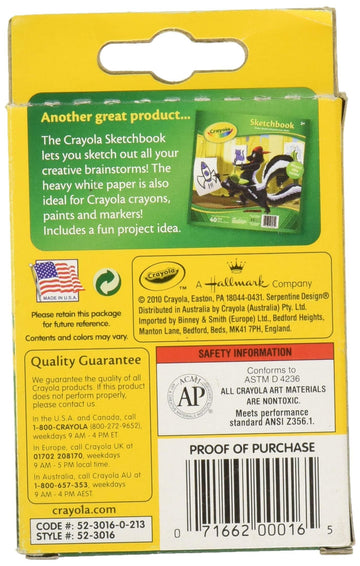 Crayola Classic Color Pack Crayons 16 ea (Pack of 3)