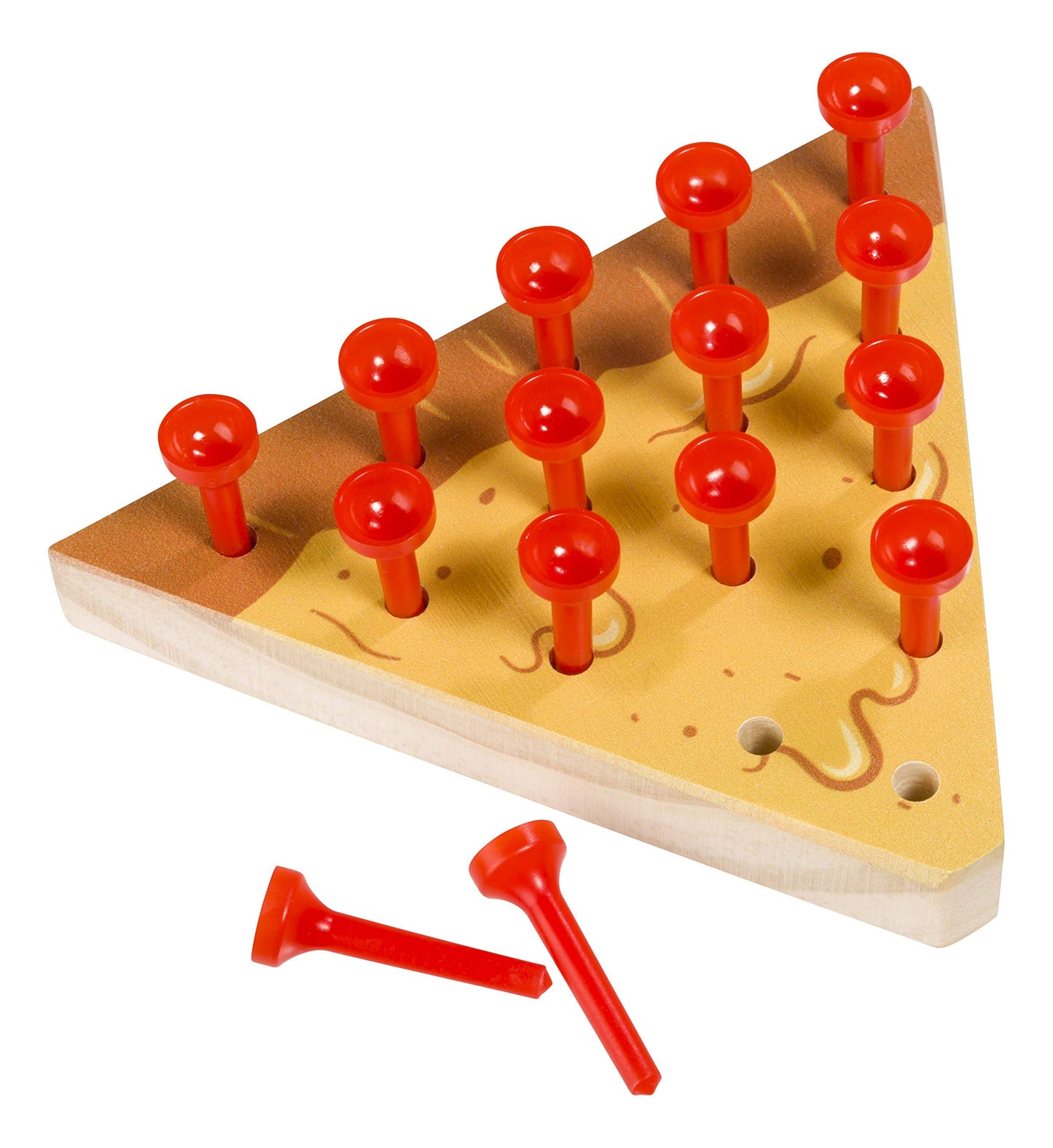 Toysmith Pizza Peg Puzzle Game, Fun Size