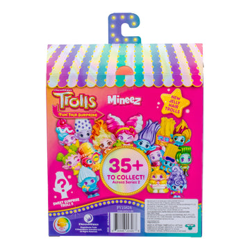 Trolls Dreamworks Fun Fair Surprise Mineez - 1.5 Inch Collectible Figures - Sweet Surprise 5 Pack, 35+ To Collect In Series 2