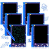 Nezyo 6 Pcs Space Party Christmas Favors Mini LCD Writing Tablet for Kids 4.6 Inch Doodle Board Drawing Tablet Erasable Reusable